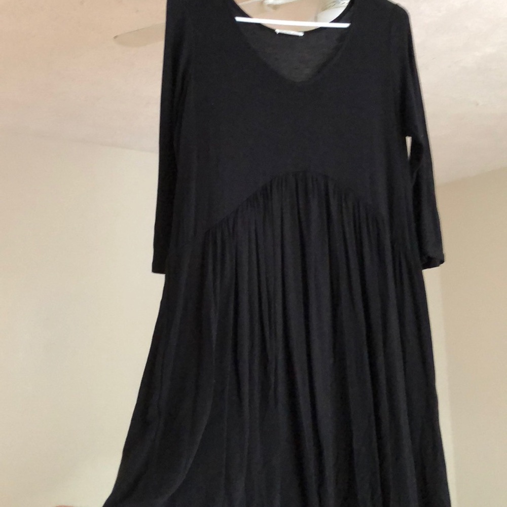 High low, long sleeve dress
